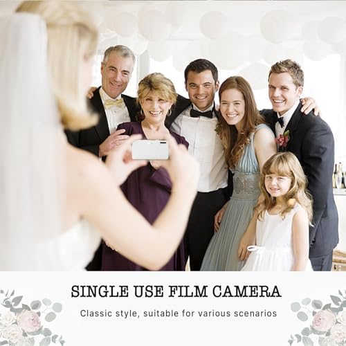 8 Pack of Disposable Cameras for Wedding Bulk Single Use Flash 35mm 17 Film 200 ISO Film Camera for Birthday Concert Travel Anniversary Party Supplies - Image 7