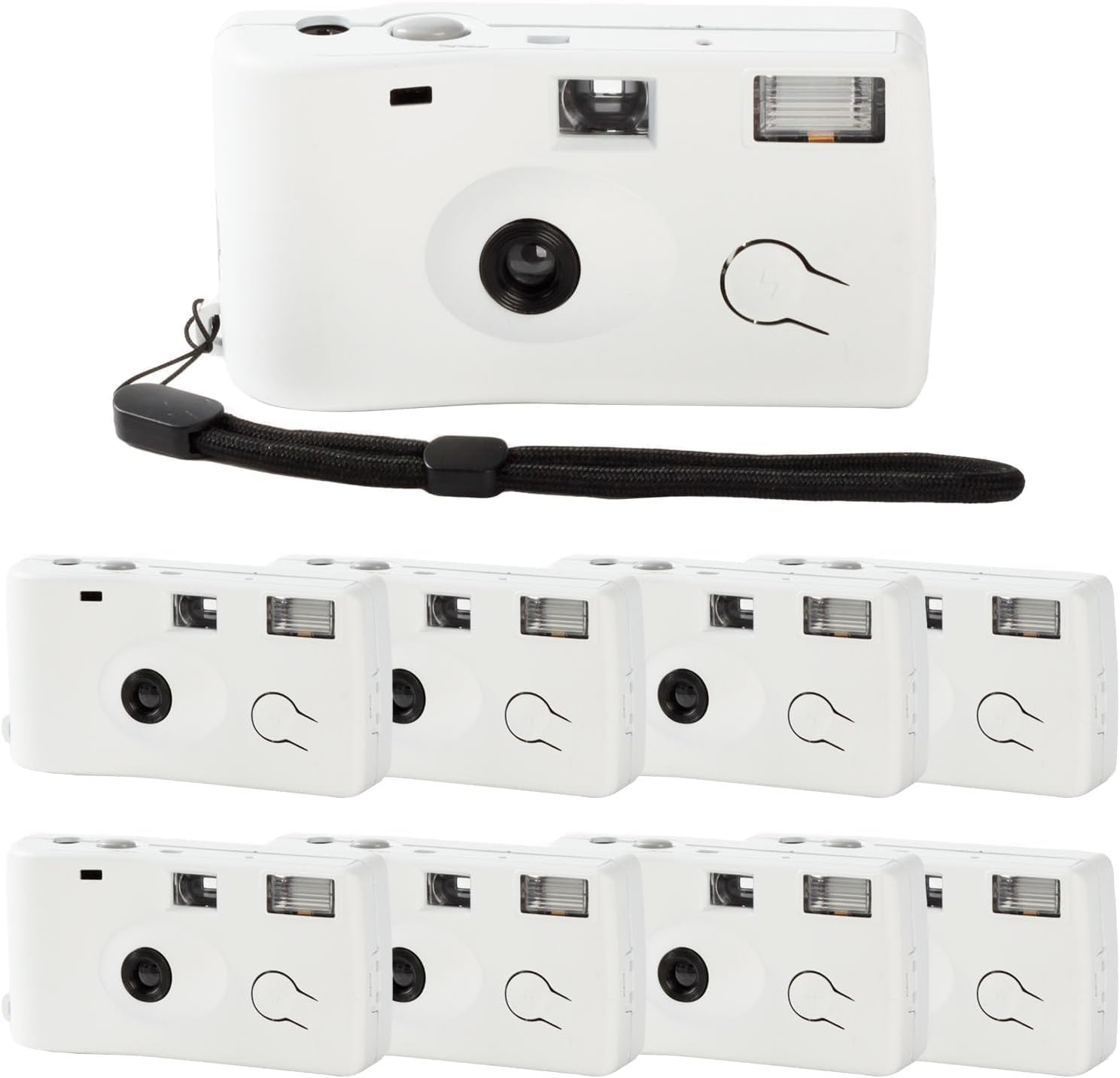 8 Pack of Disposable Cameras for Wedding Bulk Single Use Flash 35mm 17 Film 200 ISO Film Camera for Birthday Concert Travel Anniversary Party Supplies - Image 9