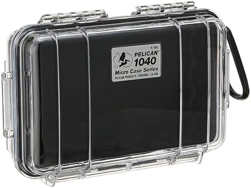 Pelican 1040 Micro Case (Black/Clear)