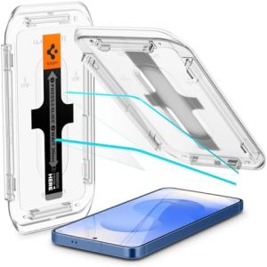 Spigen Tempered Glass Screen Protector [GlasTR EZ Fit] designed for Galaxy S25 Plus | Galaxy S24 Plus [Case Friendly] - 2 Pack